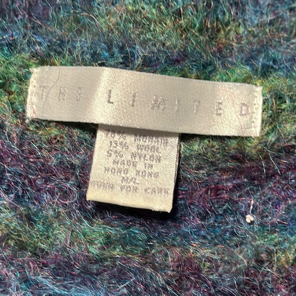 The Limited Multicolor Striped V-Neck Sweater - Picture 2 of 6